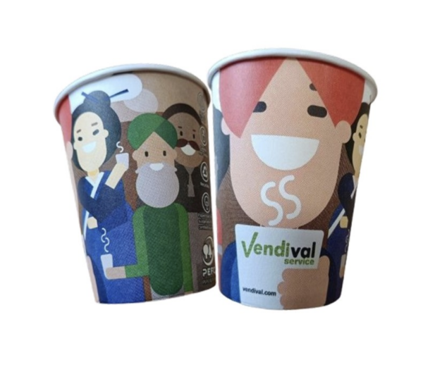 Vasos para café de cartón Vendival