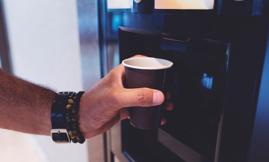 máquina vending de café