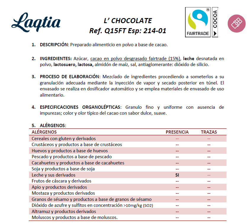 Chocolate Laqtia - Imagen 2